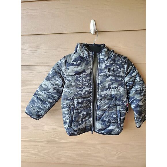 Under Armour Reversible camouflage kids Jackets size 5 - Picture 5 of 9